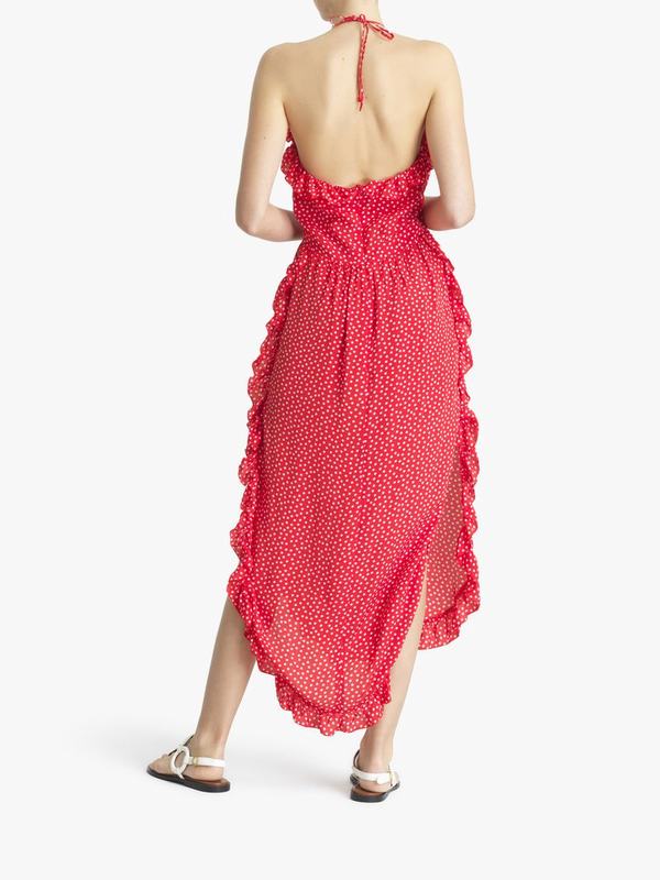 Chloé Vestidos Mujer Ropa Rojas Rosas 65% Viscose,35% Silk QYUH84739